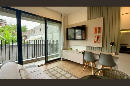 Studio para alugar com 27m², 1 quarto e sem vagaSala