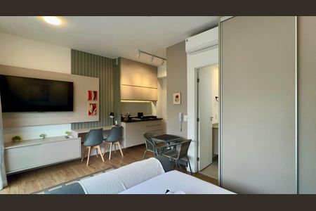 Studio para alugar com 27m², 1 quarto e sem vagaQuarto