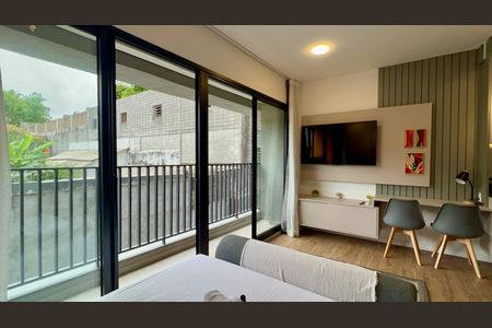 Studio para alugar com 27m², 1 quarto e sem vagaQuarto