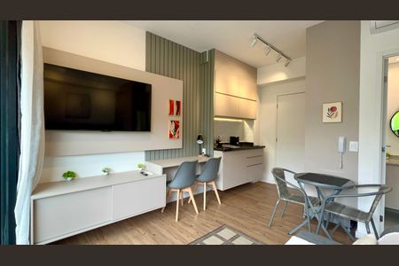 Studio para alugar com 27m², 1 quarto e sem vagaSala