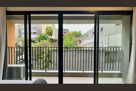 Studio para alugar com 27m², 1 quarto e sem vagaVaranda