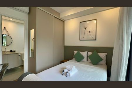 Studio para alugar com 27m², 1 quarto e sem vagaQuarto