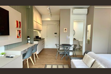 Studio para alugar com 27m², 1 quarto e sem vagaSala
