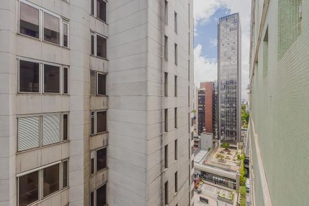 Vista do Quarto de apartamento para alugar com 1 quarto, 38m² em Jardim Paulista, São Paulo