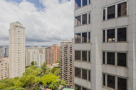 Vista do Quarto de apartamento para alugar com 1 quarto, 38m² em Jardim Paulista, São Paulo