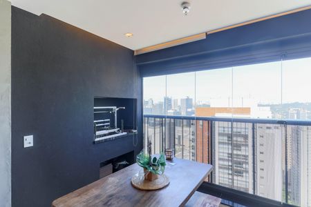 Varanda Gourmet de apartamento para alugar com 1 quarto, 105m² em Jardim das Acacias, São Paulo