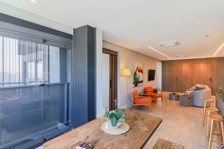 Apartamento para alugar com 105m², 1 quarto e 2 vagasVaranda Gourmet