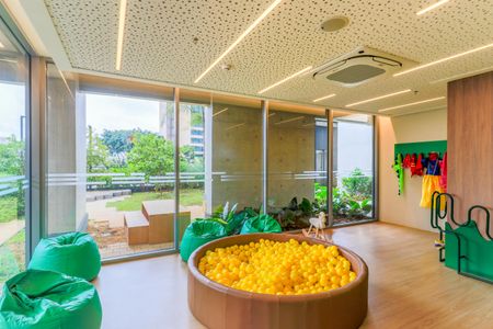 Apartamento para alugar com 105m², 1 quarto e 2 vagasÁrea comum - Brinquedoteca