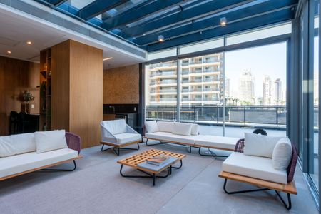 Apartamento para alugar com 105m², 1 quarto e 2 vagasÁrea comum - Salão de festas