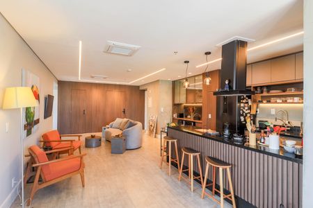 Sala de apartamento para alugar com 1 quarto, 105m² em Jardim das Acacias, São Paulo