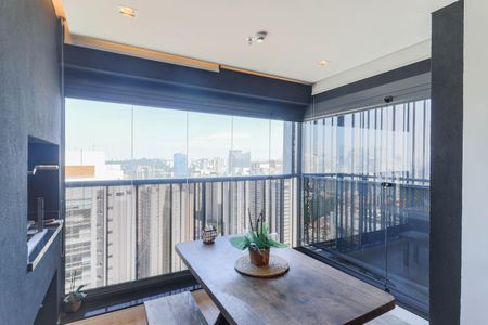 Varanda Gourmet de apartamento para alugar com 1 quarto, 105m² em Jardim das Acacias, São Paulo