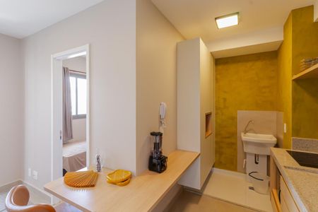 Apartamento para alugar com 39m², 2 quartos e sem vaga Apartamento para alugar com 39m², 2 quartos e sem vagaCozinha e Área de Serviço