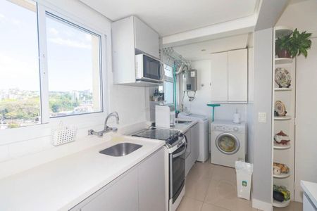 Cozinha  de apartamento para alugar com 1 quarto, 45m² em Farroupilha, Porto Alegre