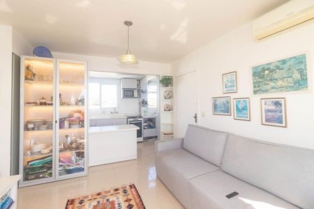 Sala  de apartamento para alugar com 1 quarto, 45m² em Farroupilha, Porto Alegre