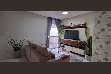 Sala  de apartamento à venda com 3 quartos, 96m² em Santa Maria, São Caetano do Sul