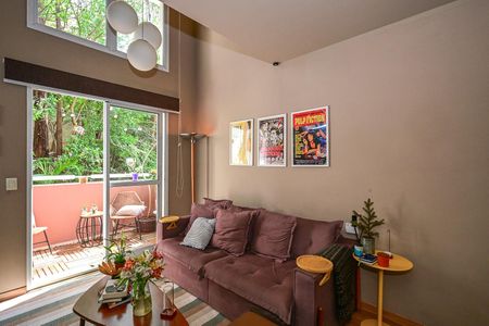 Sala de apartamento à venda com 1 quarto, 48m² em Vila Andrade, São Paulo