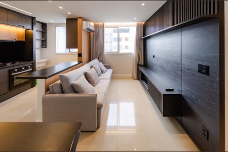 Sala de apartamento à venda com 1 quarto, 50m² em Buritis, Belo Horizonte