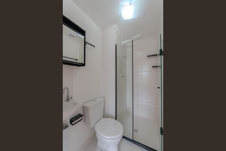 Studio para alugar com 25m², 1 quarto e sem vaga Studio para alugar com 25m², 1 quarto e sem vagaBanheiro