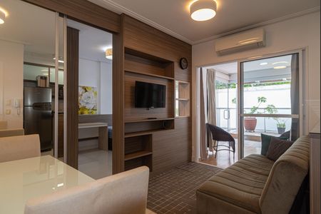 Sala de apartamento para alugar com 1 quarto, 77m² em Bela Vista, São Paulo