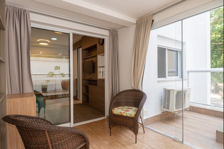 Apartamento para alugar com 77m², 1 quarto e 1 vagaVaranda