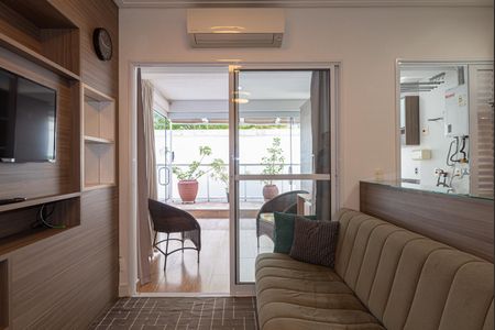 Sala de apartamento para alugar com 1 quarto, 77m² em Bela Vista, São Paulo