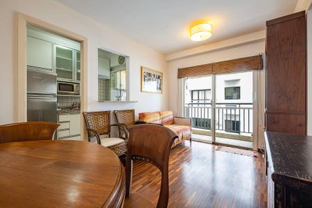 Sala/Cozinha de apartamento à venda com 2 quartos, 57m² em Jardim Paulista, São Paulo
