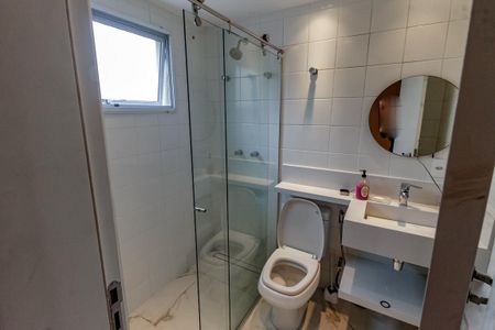 Apartamento para alugar com 116m², 3 quartos e 2 vagas Apartamento para alugar com 116m², 3 quartos e 2 vagasBanheiro da Suíte 1