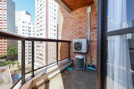 Varanda da Sala de apartamento à venda com 1 quarto, 40m² em Jardim Ampliacao, São Paulo