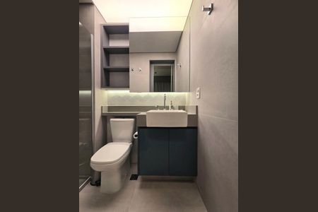 Studio para alugar com 45m², 1 quarto e 1 vaga Studio para alugar com 45m², 1 quarto e 1 vagaBanheiro