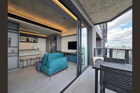 Studio para alugar com 45m², 1 quarto e 1 vaga Studio para alugar com 45m², 1 quarto e 1 vagaVaranda