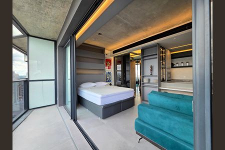 Studio para alugar com 45m², 1 quarto e 1 vaga Studio para alugar com 45m², 1 quarto e 1 vagaVaranda