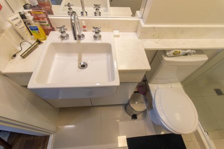 Apartamento para alugar com 35m², 1 quarto e sem vaga Apartamento para alugar com 35m², 1 quarto e sem vagaBanheiro da Suíte