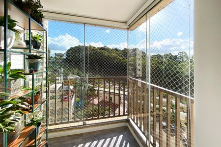 Varanda da Sala de apartamento à venda com 3 quartos, 88m² em Alphaville Nova Lima, Nova Lima