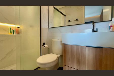 Studio para alugar com 25m², 1 quarto e sem vaga Studio para alugar com 25m², 1 quarto e sem vagaBanheiro