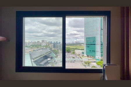 Vista da Sala de kitnet/studio para alugar com 1 quarto, 25m² em Pinheiros, São Paulo