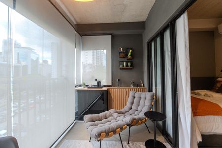 Sacada de apartamento para alugar com 1 quarto, 25m² em Bela Vista, São Paulo