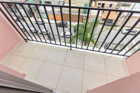 Varanda da Sala de apartamento para alugar com 2 quartos, 52m² em Vila Carmosina, São Paulo