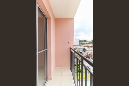 Varanda da Sala de apartamento para alugar com 2 quartos, 52m² em Vila Carmosina, São Paulo