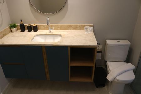 Studio para alugar com 28m², 1 quarto e sem vagaBanheiro