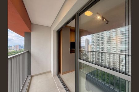 Apartamento para alugar com 25m², 1 quarto e sem vagaSacada
