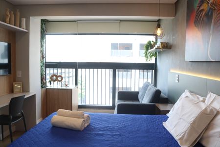 Quarto  de kitnet/studio à venda com 1 quarto, 26m² em Barra Funda, São Paulo