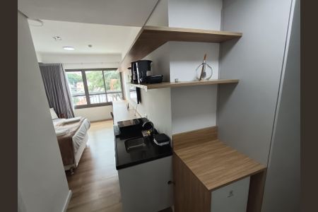 Studio à venda com 29m², 1 quarto e sem vaga