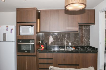 Cozinha de apartamento à venda com 2 quartos, 53m² em Barra Funda, São Paulo