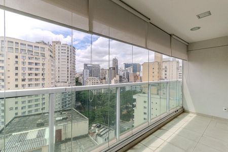 Varanda de kitnet/studio à venda com 1 quarto, 41m² em República, São Paulo
