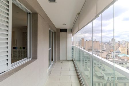 Varanda de kitnet/studio à venda com 1 quarto, 41m² em República, São Paulo