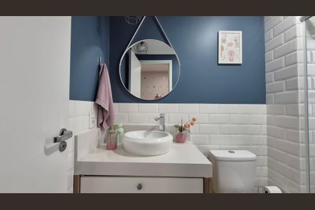 Apartamento à venda com 103m², 3 quartos e 2 vagasBanheiro da suíte 2