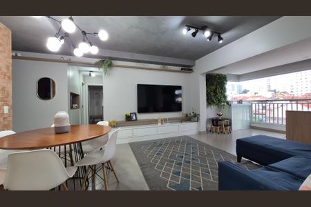 Sala de apartamento à venda com 3 quartos, 103m² em Vila Assunção, Santo André