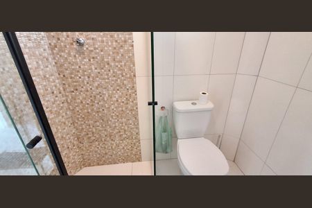 Banheiro Social  de apartamento para alugar com 1 quarto, 36m² em Vila Helena, São Bernardo do Campo