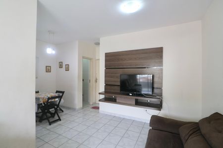 Sala de apartamento para alugar com 2 quartos, 67m² em Jardim Tres Marias, Guarujá