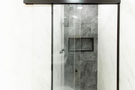 Banheiro de apartamento para alugar com 2 quartos, 48m² em Parque Industrial Tomas Edson, São Paulo